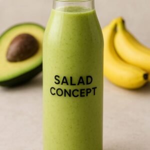 Avocado banana honey smoothie